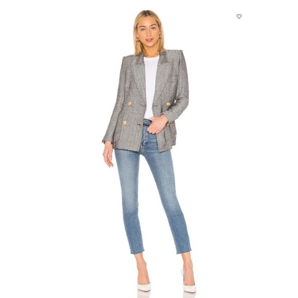 REDONE Comfort Stretch High Rise Ankle Crop Straight Jean Size 26 - Picture 1 of 11